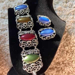 Vintage Sarah Coventry Bracelet and Earrings